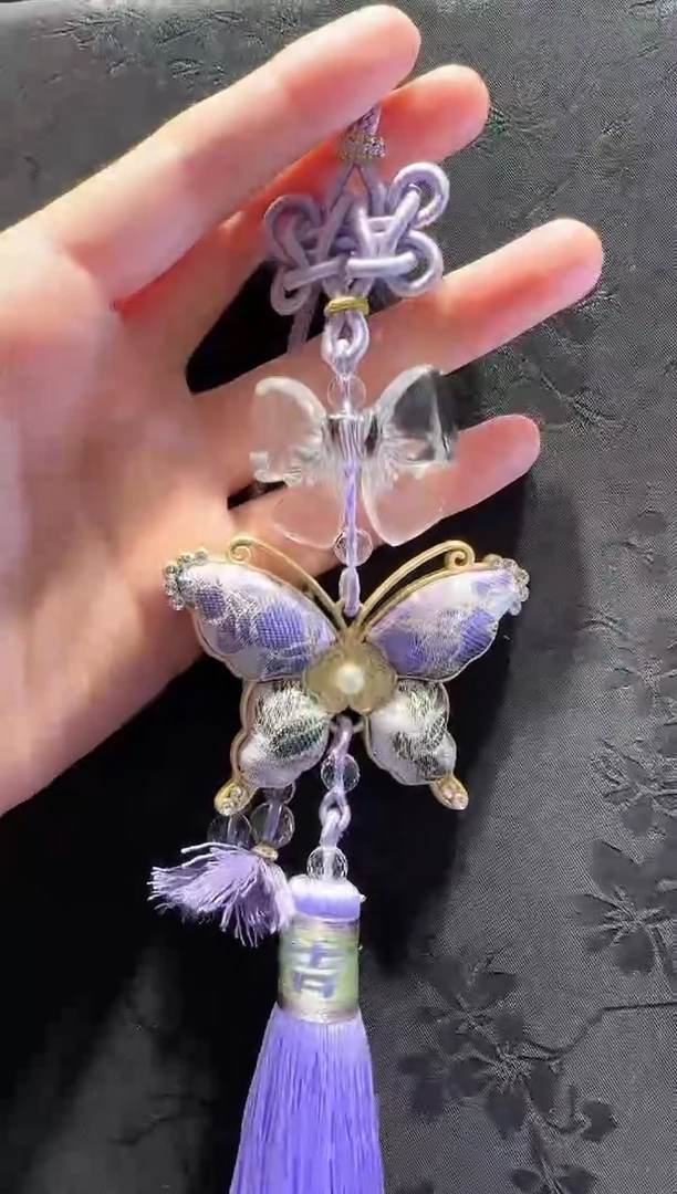 未镶嵌手绳水晶蝴蝶