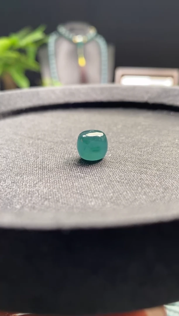 未镶嵌手链翡翠散珠卡10mm左右老型珠