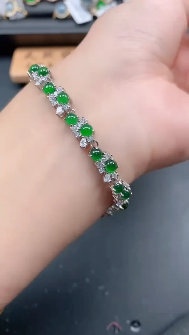 银S925镶嵌戒指翡翠111111