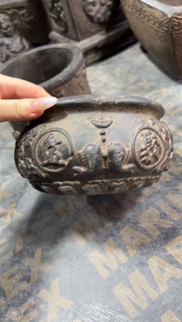 陶土【火山泥】聚宝盆