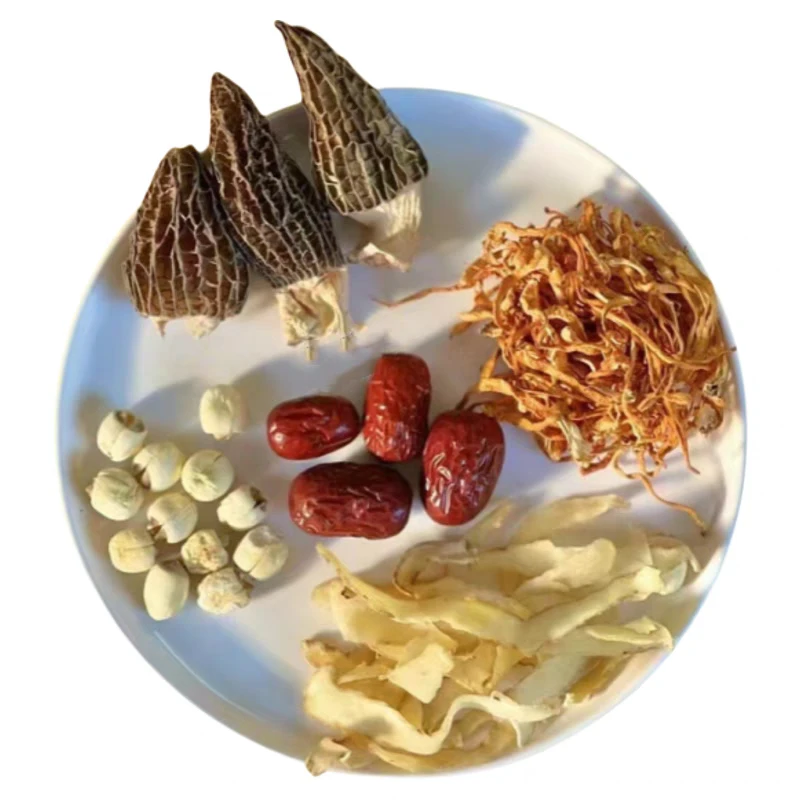 羊肚菌干货虫草花玉竹红枣莲子煲汤材料包广东滋补炖鸽月子汤60g