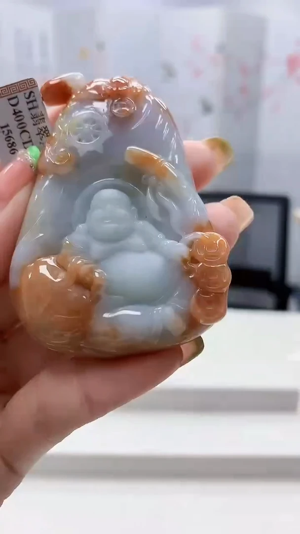 未镶嵌定制翡翠5158ry-毛货挂件58