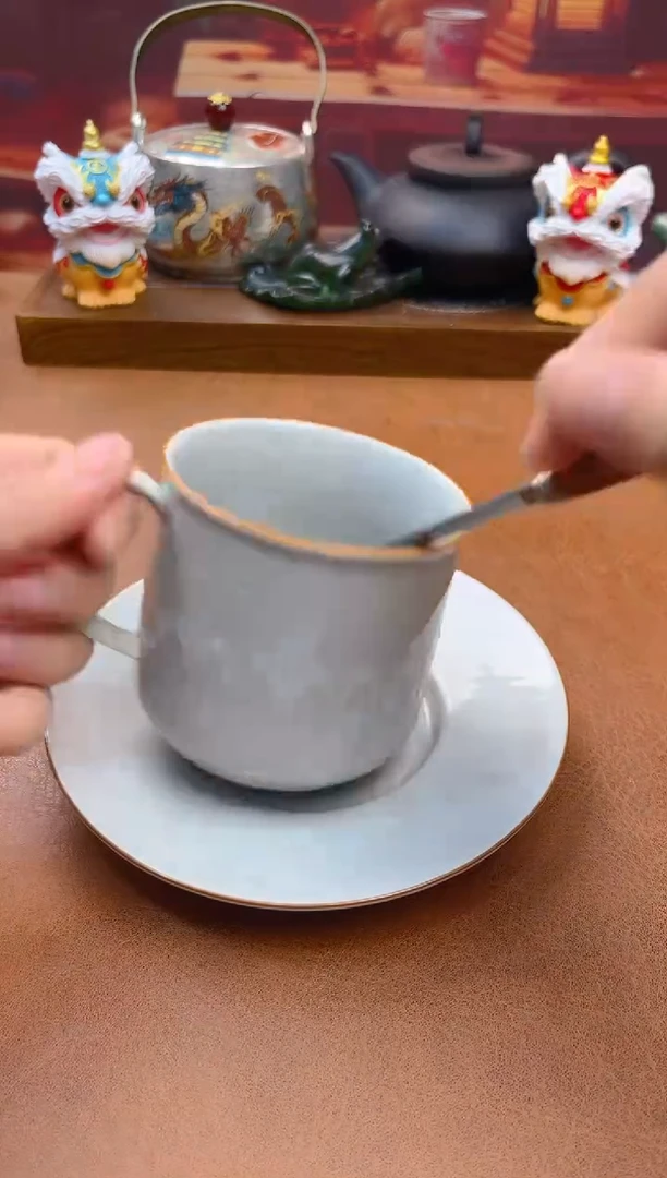 陶瓷茶具摆件旅行套组