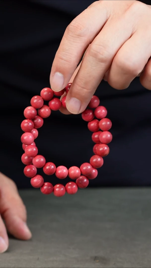 手串/手链小叶紫檀555200-西瓜红粉象1.0