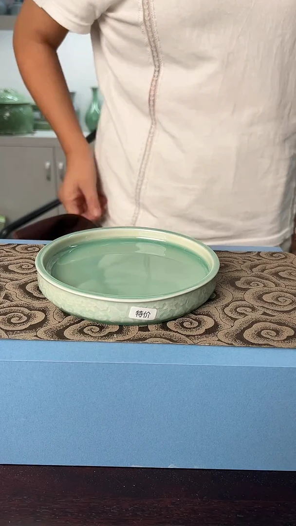 龙泉云间青瓷小米茶器