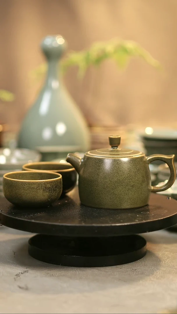 杯子瓷原产地原矿釉一壶两杯