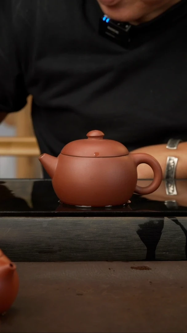 茶壶紫砂17，广口文旦，清水泥，200cc