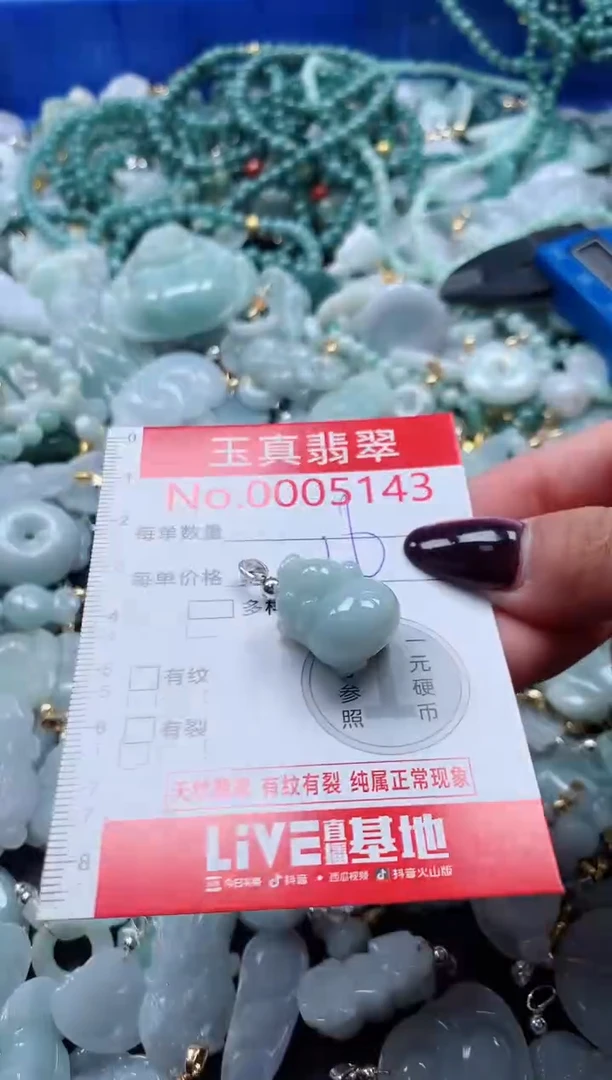 吊坠(不含链)未镶嵌翡翠5173