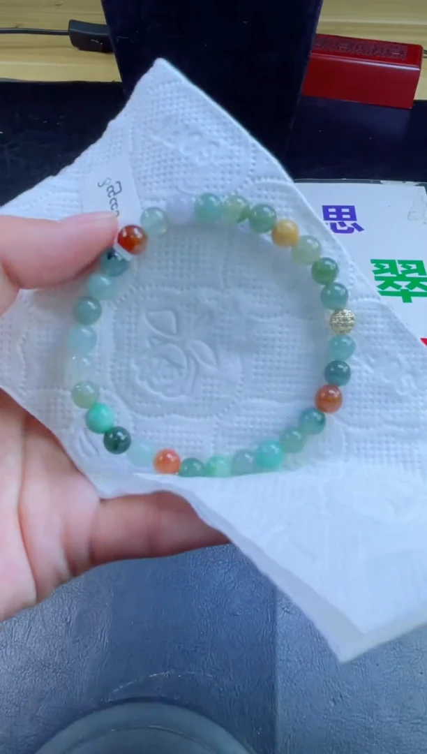 未镶嵌戒指翡翠珠串