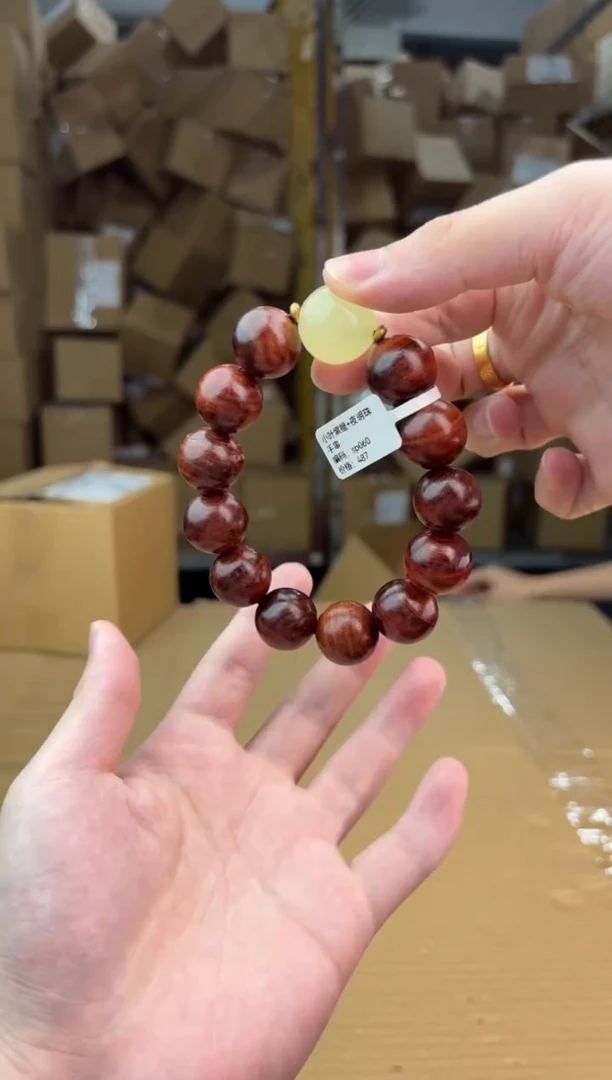 禧一文玩木作类材质手串无礼盒