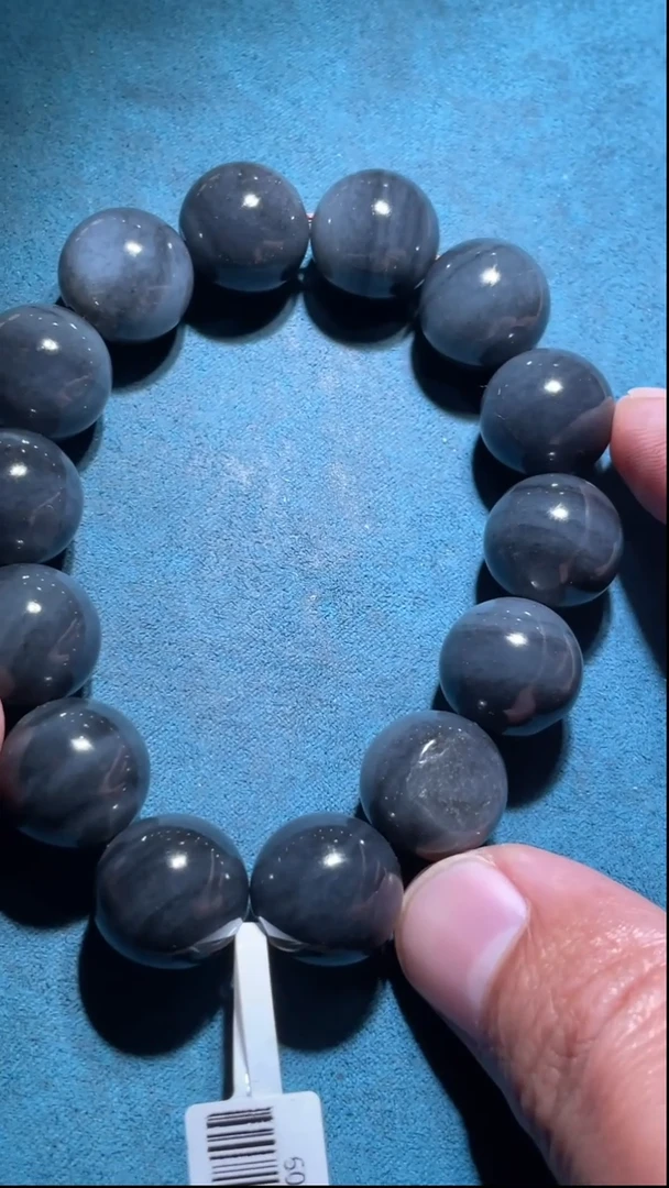 未镶嵌和田玉挂件q001385   圆珠手串