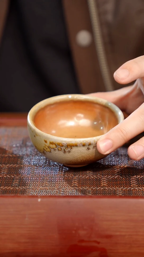 陶瓷奢瓷/瑞寅柴烧茶器（杯子）1157 微瑕