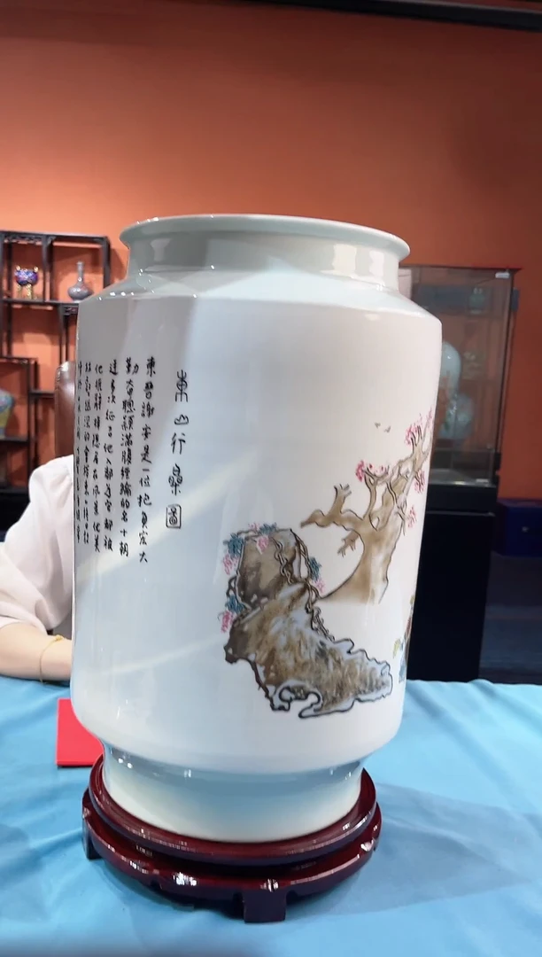 摆件精品陶瓷青花摆件14b