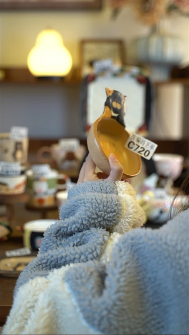 摆件陶C720 阿满屋手工手作陶瓷