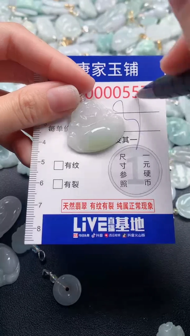 吊坠(不含链)未镶嵌翡翠557