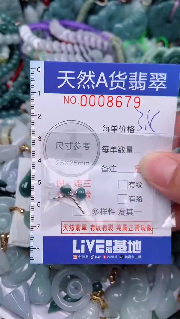 翡翠未镶嵌颈饰...0008679