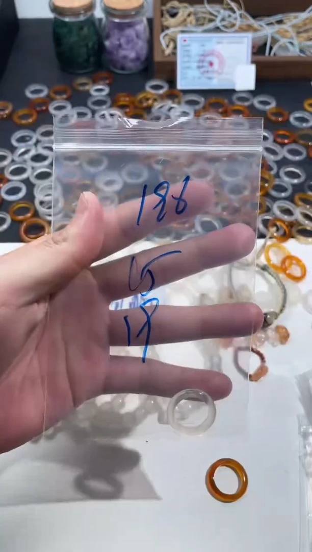 【闪购商品】玛瑙/玉髓戒指未镶嵌196