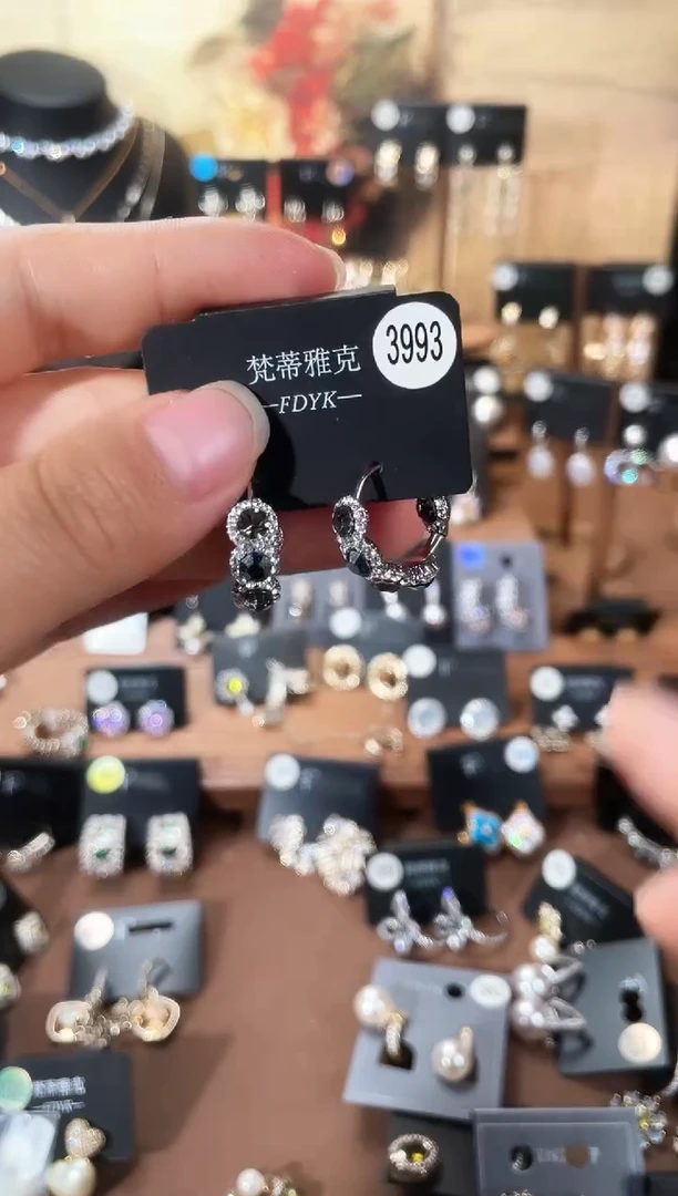 合金925银锆石梵3993