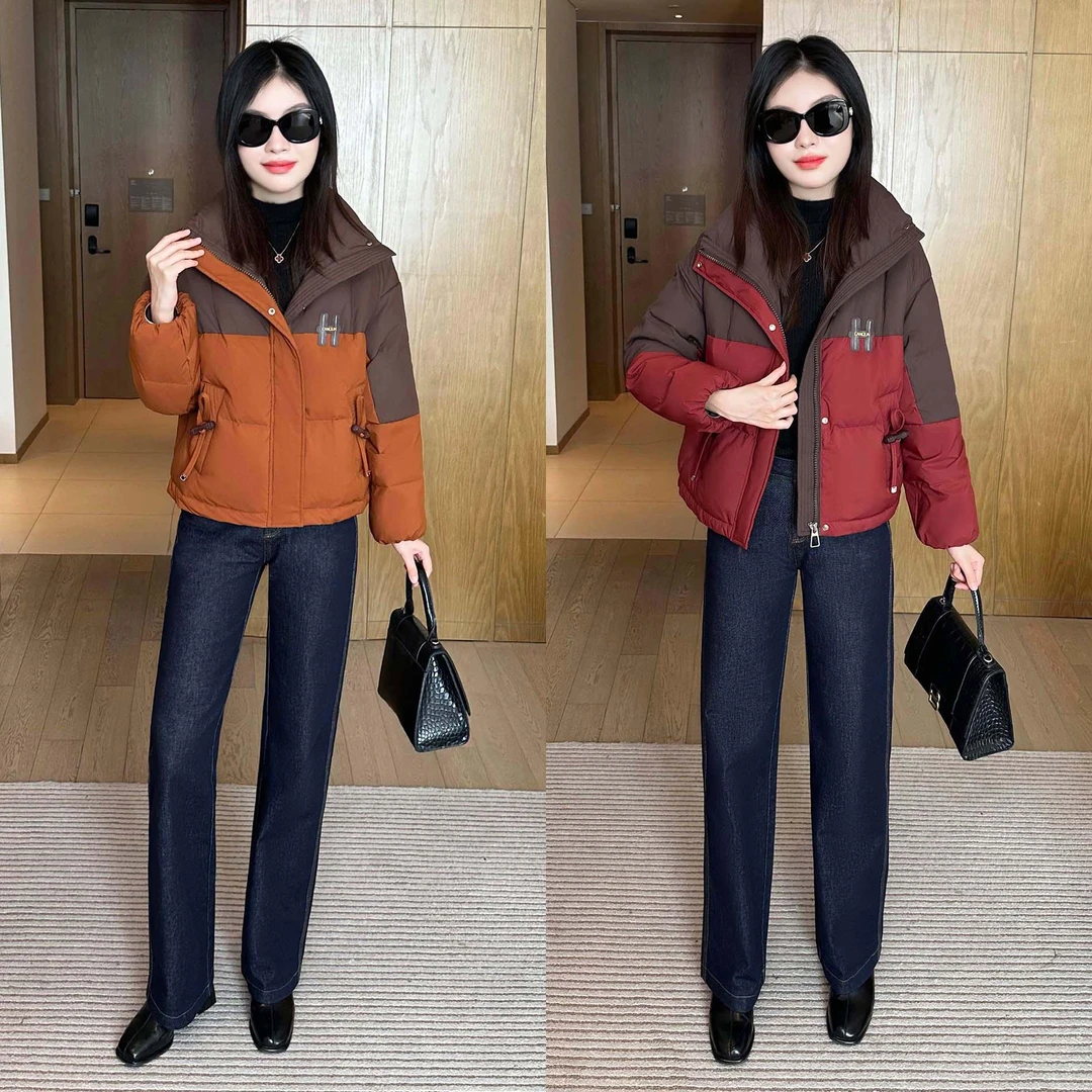 时尚2025年冬季新款洋气显瘦保暖短外套加厚短款