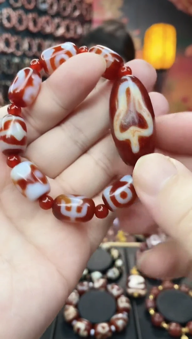 未镶嵌手串玛瑙/玉髓菩提手串