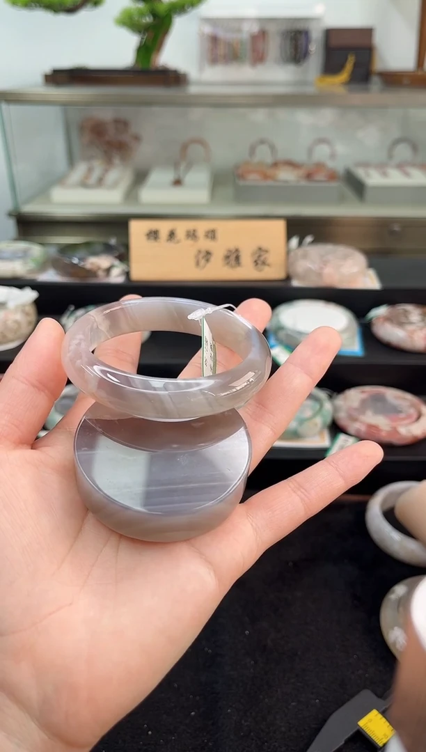 未镶嵌手镯石英质玉58圈口（赠品镯心）3593262