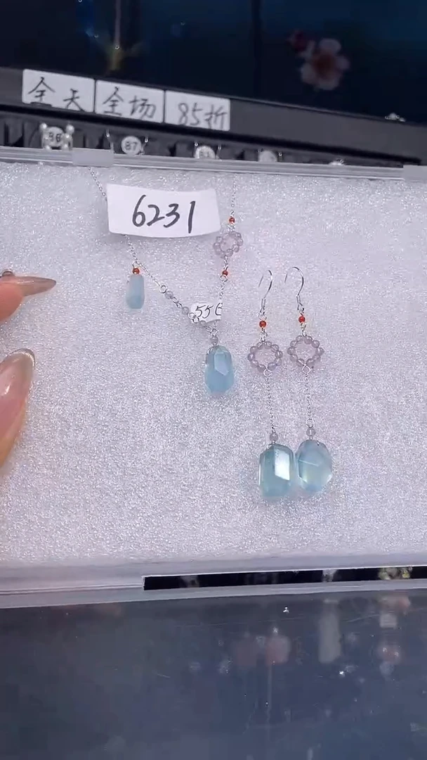 银S925镶嵌耳饰紫晶喜欢拍