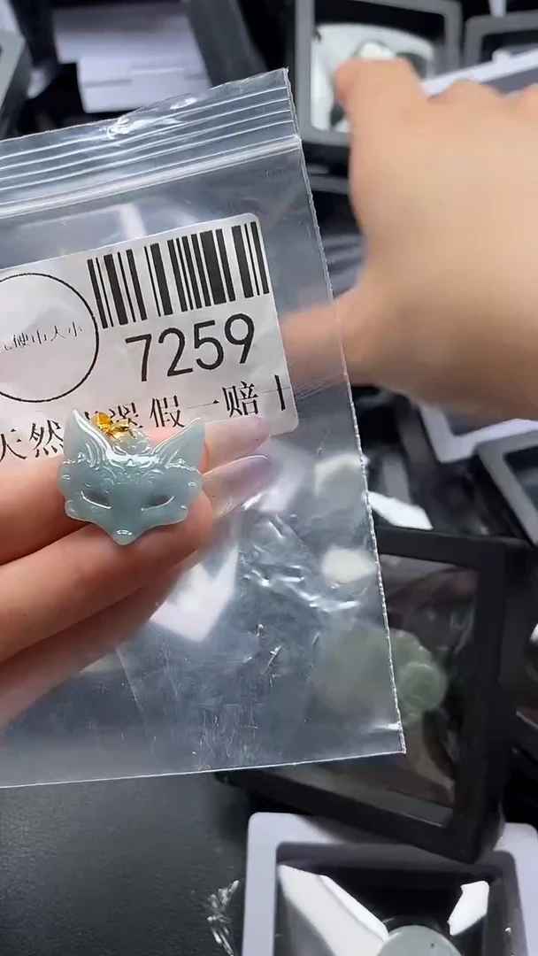 吊坠(不含链)未镶嵌翡翠7259