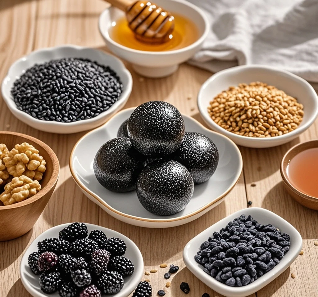 手作黑芝麻丸/0添加真材实料/软糯香甜/独立包装更方便/老少皆宜