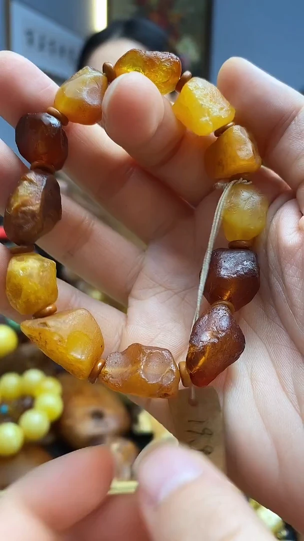 手串琥珀未镶嵌手串