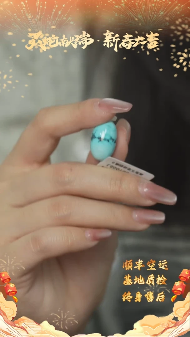 【闪购商品】绿松石G58（多样性发一件）未镶嵌单珠