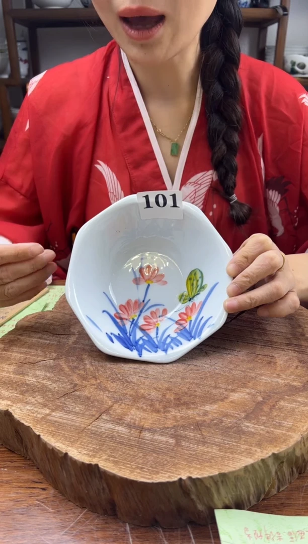 瓷片 手绘（八宝碗）101