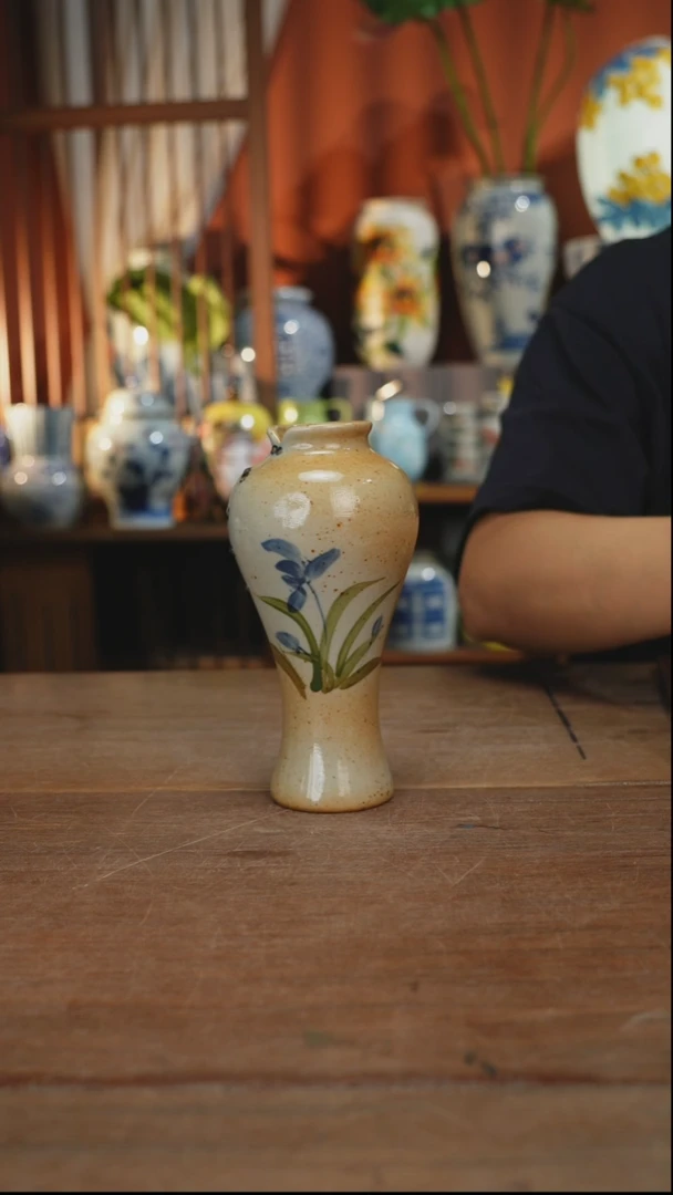 瓷片【简家甄选】景德镇设计师釉下手绘陶瓷餐具