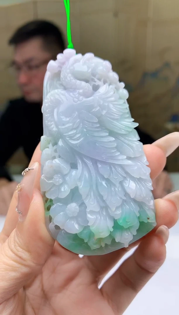 【闪购商品】定制翡翠未镶嵌5152ty-毛货挂件26