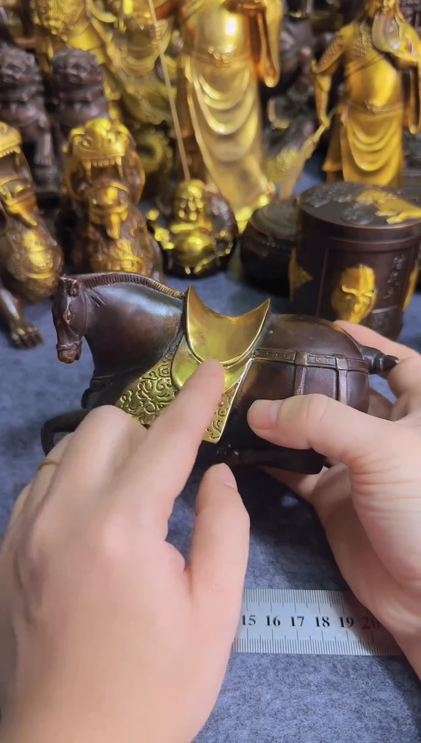 老黄黄铜摆件装饰品