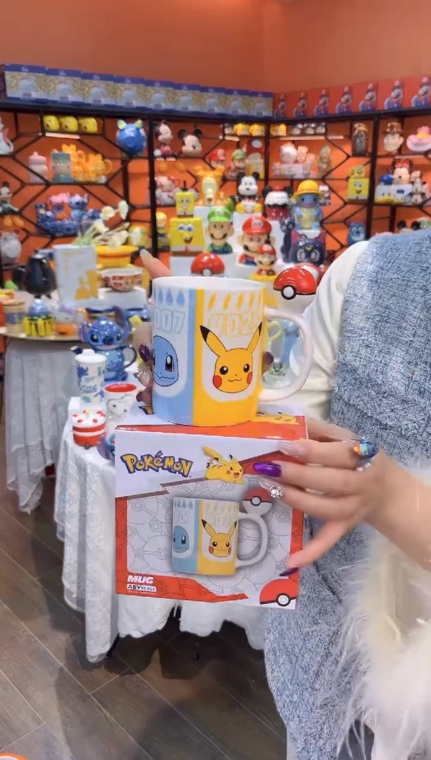 瓷片@@神奇宝贝第一世代陶瓷水杯（礼盒）