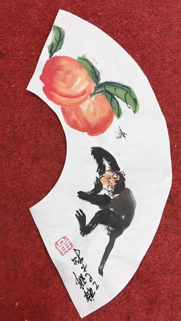 国画周大拙/国画/花鸟