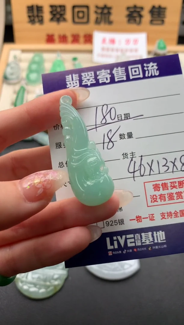 翡翠未镶嵌颈饰10133338