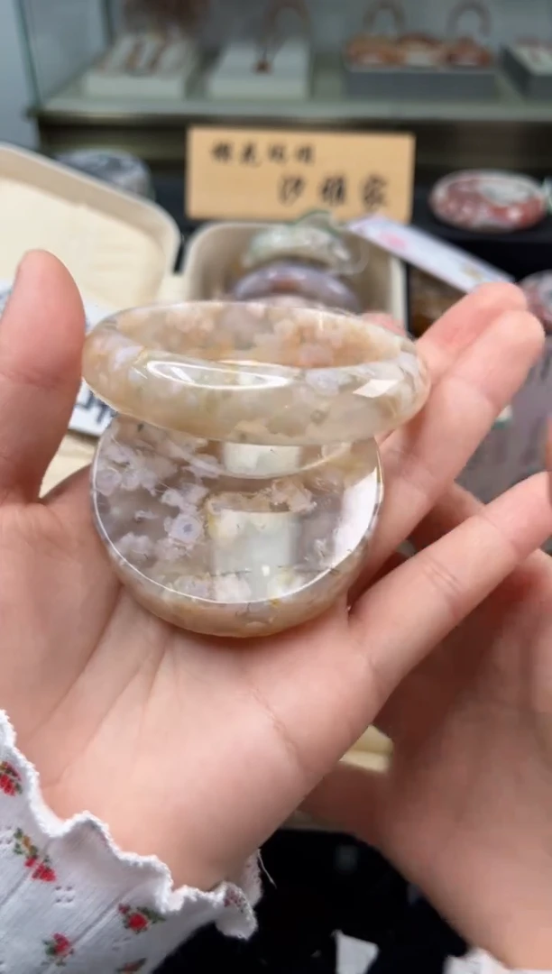 未镶嵌手镯石英质玉58圈口（赠品镯心）391003