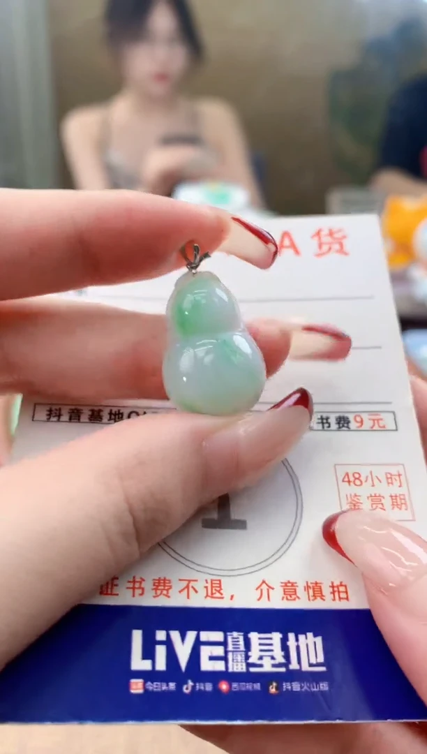 颈饰未镶嵌翡翠天然A货翡翠挂件