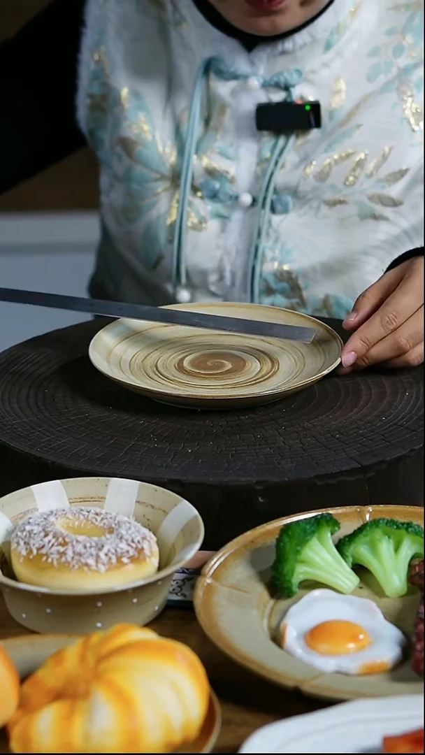 瓷景德镇高温釉下彩创意瓷17c'm