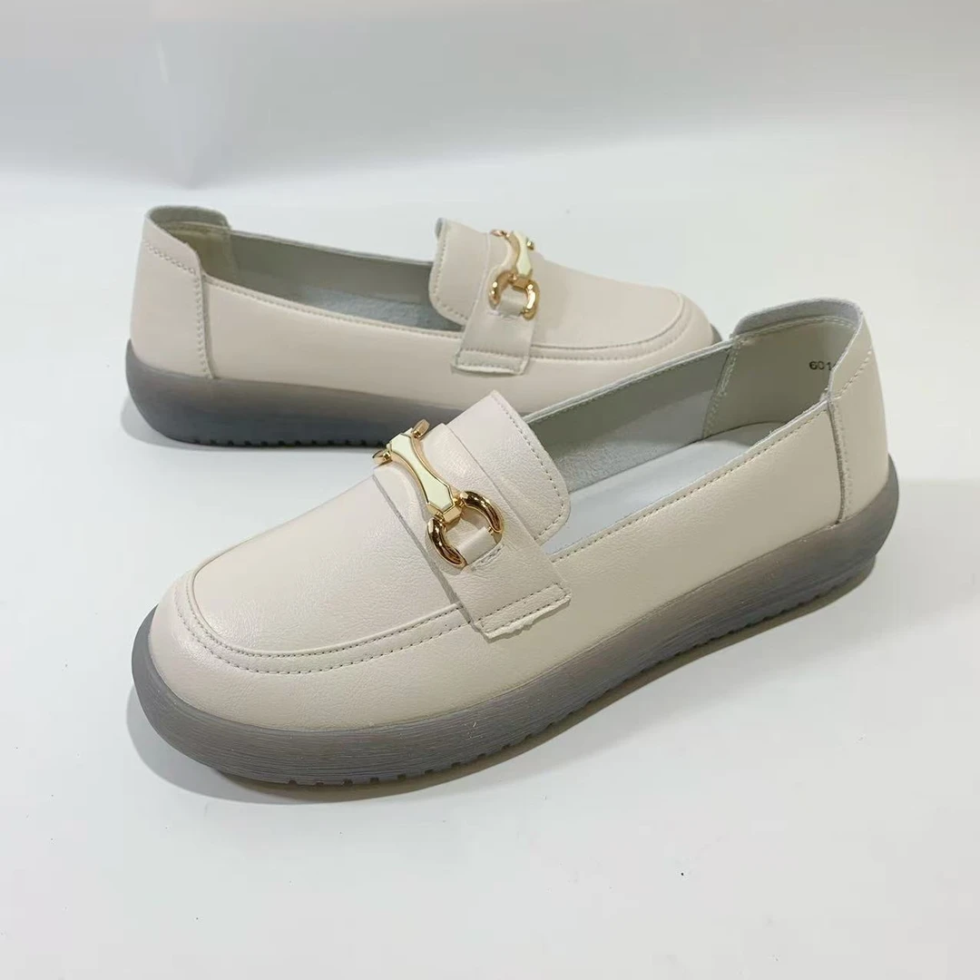 时尚syd6011-2小白鞋浅口软底舒适百搭平底单鞋