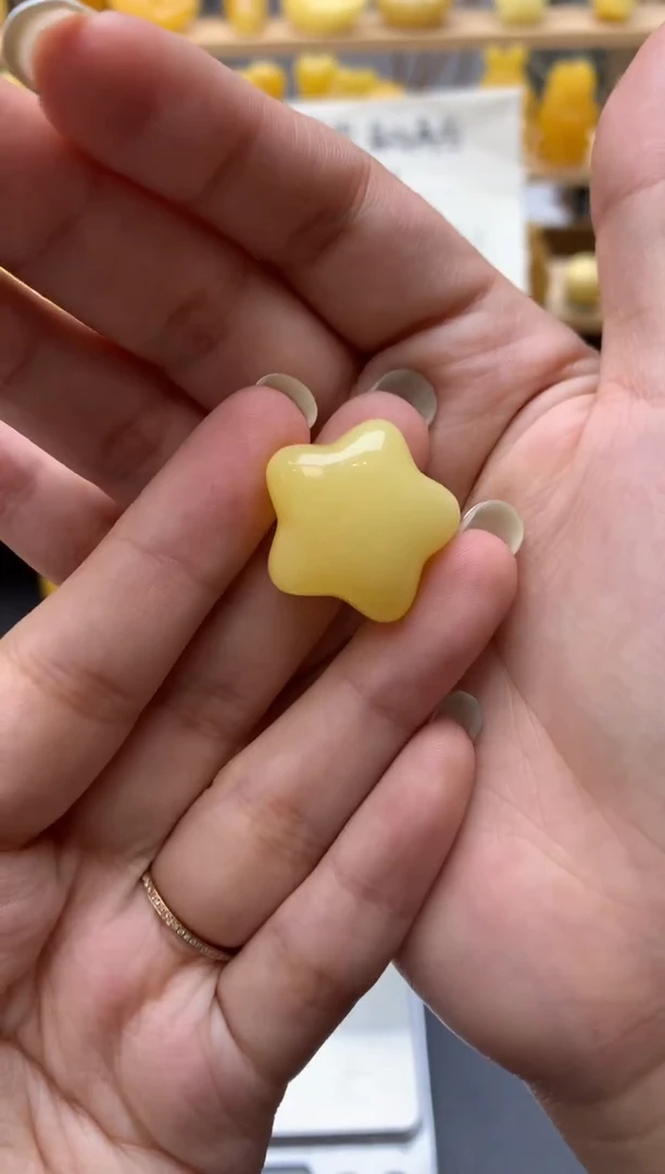 琥珀未镶嵌珠宝奇石100琥珀蜜蜡微瑕花粉