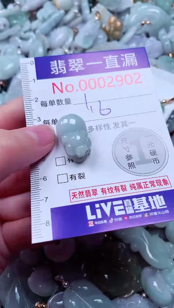 吊坠(不含链)未镶嵌翡翠2902