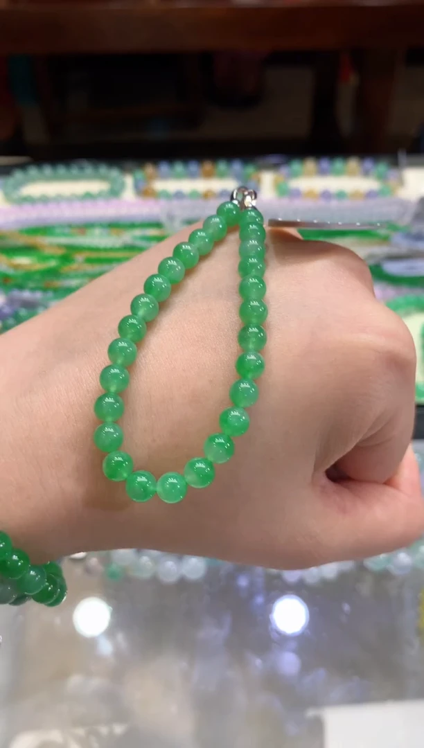未镶嵌手串翡翠A967|24800