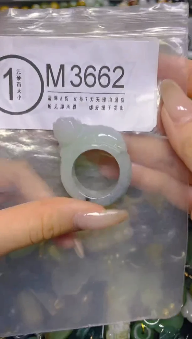颈饰未镶嵌翡翠20.7MM/ M /翡翠A货，一件也是批发价