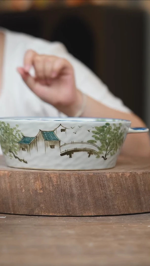 瓷片景德镇高温釉下彩（食品级）