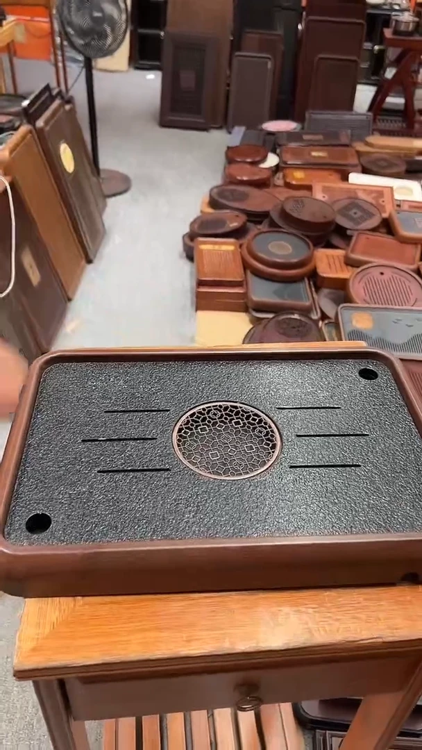 新款福利石材长39CM*宽26CM茶盘送管