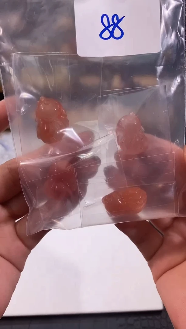 水晶手链未镶嵌南红小鱼单珠多样性发一