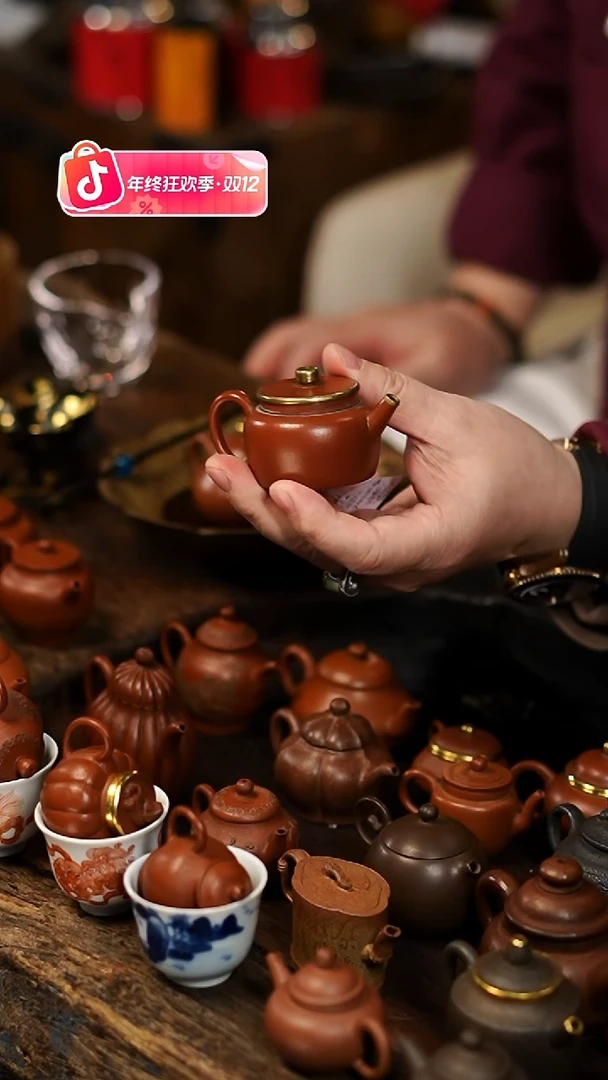 闪购16 45CC 包铜全手小茶壶功夫茶道具
