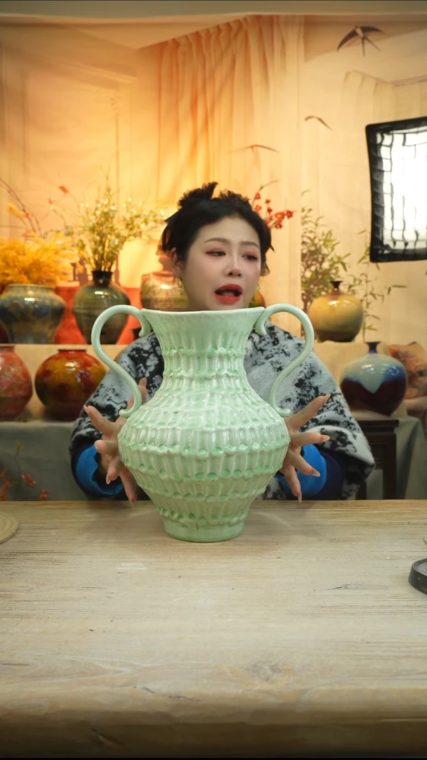 高30口16高温陶瓷花瓶